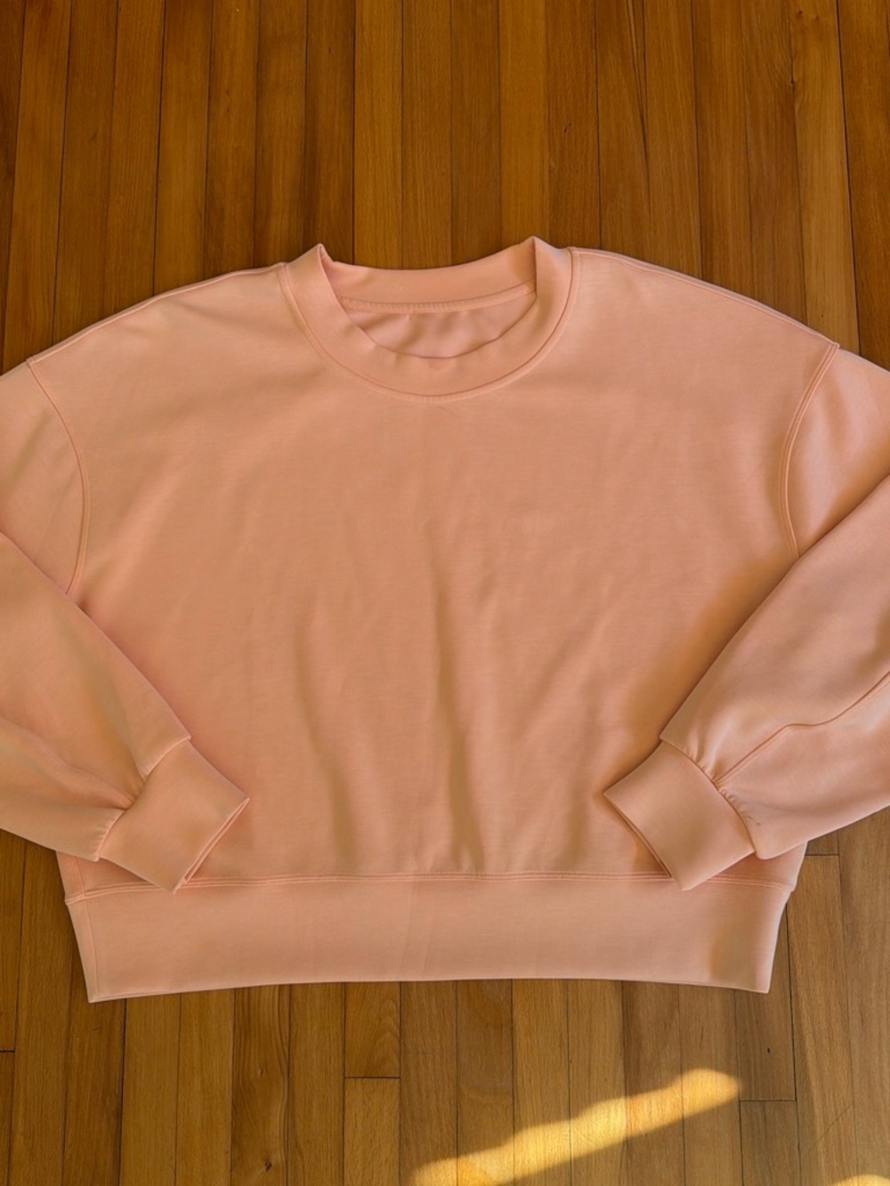 lululemon athletica Peach Crewneck Sweatshirt